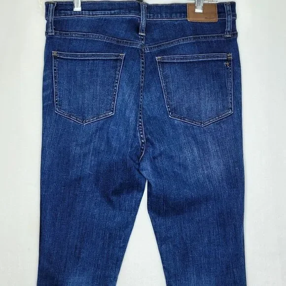 Madewell 10" High Rise Skinny Jeans Size 31T - Picture 4 of 9
